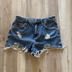 Forever 21 Blue distressed Jean Shorts
